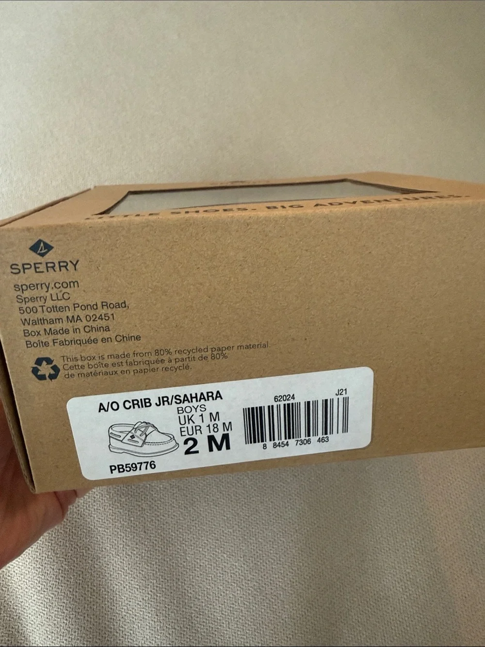 Sperry Brown Boat Crib Shoes - Classic Toddler Moccasins